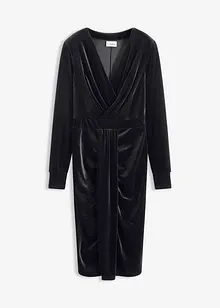 Abito midi in velluto fluente, bonprix