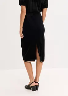 Gonna midi con strass, bonprix