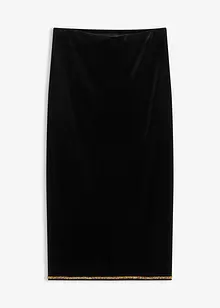 Gonna midi con strass, bonprix