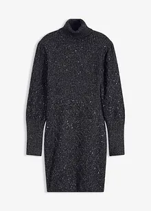 Abito in maglia con paillettes, bonprix