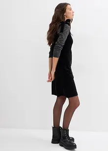 Miniabito in velluto morbido, bonprix