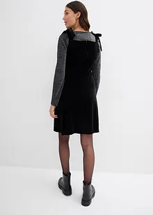 Miniabito in velluto morbido, bonprix