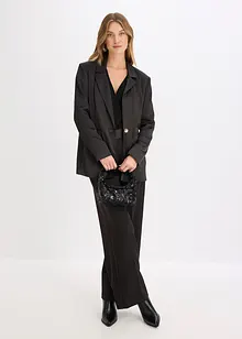 Blazer oversize in satin, bonprix