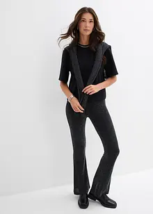 Maglia oversize con applicazione di perle, bonprix