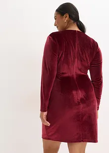 Miniabito in velluto lucido, bonprix