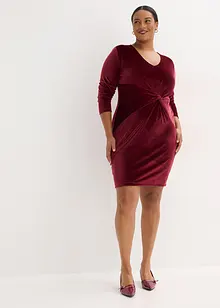 Miniabito in velluto lucido, bonprix