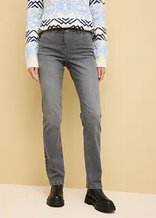 Jeans elasticizzati straight, vita media, bonprix