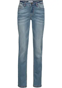 Jeans elasticizzati straight, vita media, bonprix