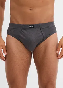 Slip alto con cotone (pacco da 5), bonprix