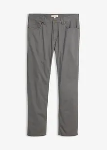 Pantaloni regular fit in twill di puro cotone, straight, bonprix