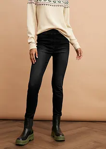 Jeggings termici elasticizzati e leggeri a vita alta con cinta comoda, bonprix