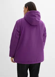 Giacca tecnica impermeabile da infilare con fodera in pile, bonprix