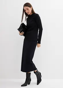 Maglia a costine a maniche lunghe, bonprix