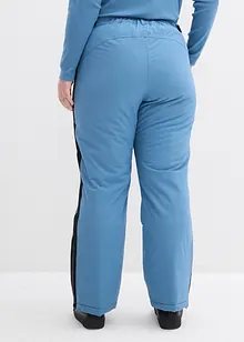 Pantaloni da neve imbottiti con ghetta paraneve, bonprix