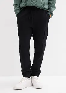 Pantaloni da jogging con tasche cargo, loose fit, bonprix