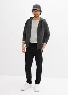 Pantaloni da jogging in cotone biologico con pratiche tasche zippate, bonprix
