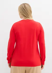 Maglia a maniche lunghe con puro cotone biologico (pacco da 2), bonprix