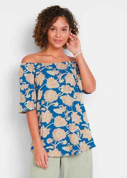 T-shirt Donna Manica Lunga Con Stampa Animalier Oro Rosa - Foto 4