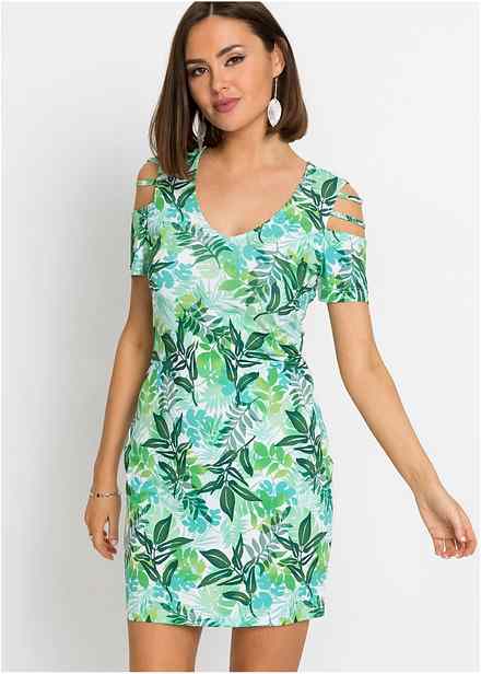 Abito Midi Blu Ann Harvey Taglie Forti (18-28) | Scollo A V, Bottoni, Maniche Lunghe