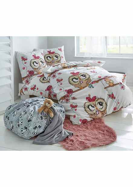 Biancheria da letto, copripiumino in 100% cotone, 135 x 200 cm, 155 x 220 cm, 200 x 200 cm, 200 x 220 cm, colore: arancione, dimensioni: 155 x 220 cm