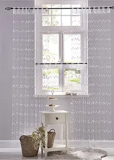 Tenda A Pacchetto Yaland 70x140cm - Semitrasparente Con Chiusura Velcro, Stile Rustico | Colore Sabbia - Foto 8