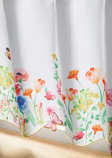Tenda da doccia con coniglietto pasquale, stile vintage, con uova