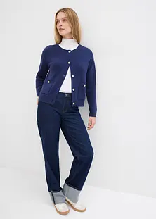 Cardigan Invernale Donna GRACE KARIN – Girocollo, Bottoni, Tasche, Vestibilità Regolare, In Morbida Maglia