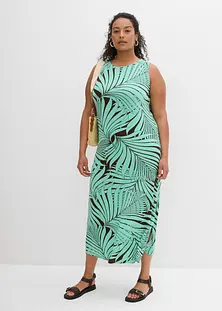 Abito Midi Donna Bohémien Con Scollo Quadrato E Maniche A Sbuffo - Vestito Lungo Elegante Per Spiaggia E Estate - Foto 11