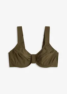 Costume Da Bagno Donna Taglie Forti - Bikini Intero Con Gonna, Stampa Digitale, Poliestere