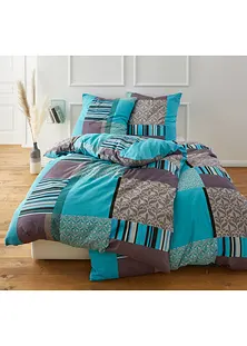 Biancheria Da Letto 2 Pezzi In Fibra Fine Bordeaux A Motivi Quadretti Schiesser Home