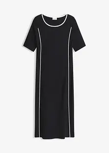 Vestito Midi Taglie Forti FTCayanz Vestito Tunica Donna Midi - Lino E Cotone, Taglie Forti, Manica Corta Abito Oversize Con Tasche - Foto 8