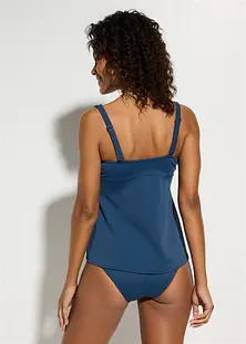 Floerns Costume 2 Pezzi Donna Monospalla | Tankini Con Contrasto In Rete | Asimmetrico Nero | Taglie S-XXL