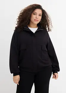WOXIHUAN Crop Top Donna Elegante Felpa con Cappuccio Zip Moda Maglia Manica Lunga Morbide Maglione Curvy Giacca con Tasche Invernale Hoodie Cotone Felpe Elegante Leggero Cappotto
