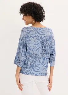 Maglione Leggero Donna IECCP Con Scollo A V E Bottoni Decorativi - Maniche Lunghe, Per Autunno E Inverno
