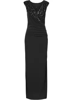 Abito di jersey con paillettes, bonprix