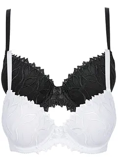 Reggiseno con coppe preformate e ferretto (pacco da 2), bonprix