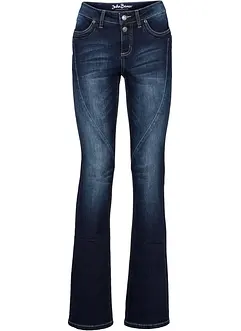 Jeans bootcut elasticizzati, vita media, bonprix