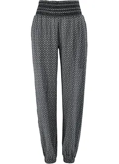 Pantaloni alla turca in tessuto increspato, bonprix