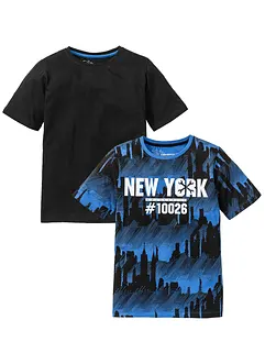 T-shirt in puro cotone (pacco da 2), bonprix