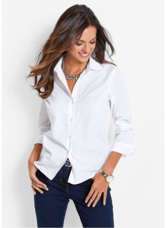 Farfetch Donna Abbigliamento Camicie Camicie a maniche lunghe Bianco Camicia a maniche lunghe 
