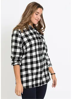 Camicia lunga in flanella, bonprix