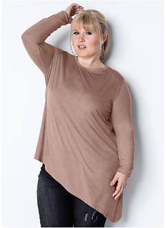 Mississhop - Maglia a maniche lunghe, da donna, lunga, taglie: S, M, L, XL