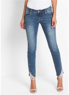 Jeans elasticizzati con pizzo, BODYFLIRT