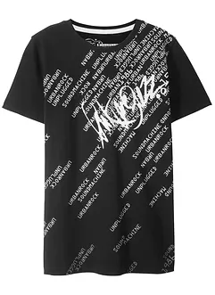 T-shirt slim fit in puro cotone, bonprix