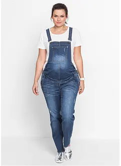 Salopette di jeans prémaman straight, bonprix