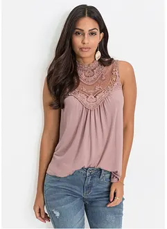 Top con pizzo, bonprix