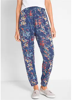 Pantaloni alla turca in viscosa sostenibile con cinta comoda, bonprix