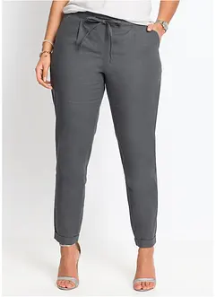 Pantaloni in misto lino, bonprix