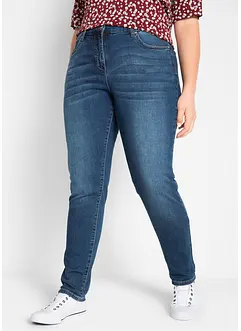 Jeans elasticizzati boyfriend, vita media, bonprix