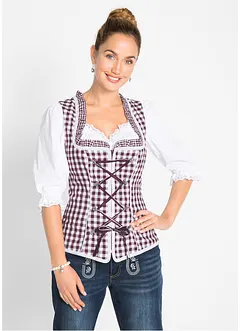 Corsetto bavarese con cerniera, bonprix